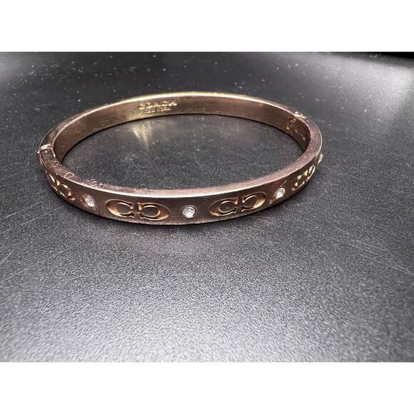 Coach Rose Gold and Crystal Bracelet - Picture 6 of 9